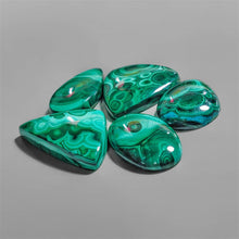 High Grade Malachite Cabochons Lot