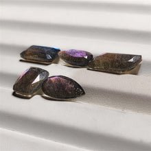 Faceted Purple Labradorites Lot