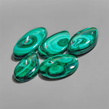 High Grade Malachite Cabochons Lot