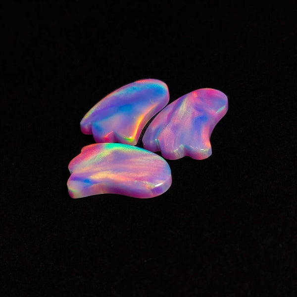 Handcarved Aurora Opal Ghosts Lot