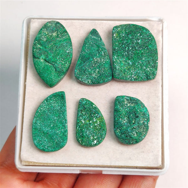 AAA Malachite Druzy Lot