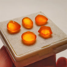 Faceted Carnelian Agates Lot