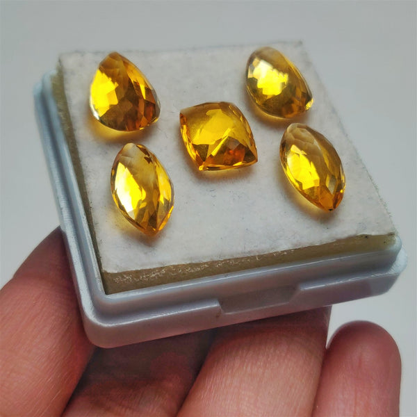 Faceted Citrines Lots