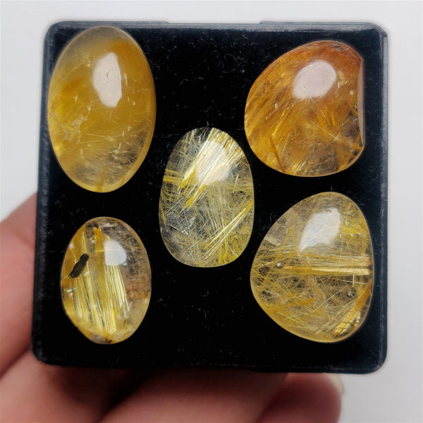 AAA Golden Rutilated Quartz Lots