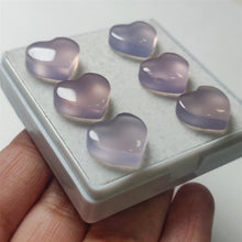 Lavender Chalcedony Hearts Cabs Lot