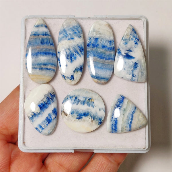 Blue Scheelite Cabs Lot