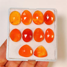 Rose Cut Carnelian Agates Lot