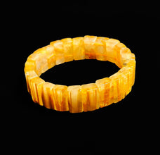 Star Golden Rutile Rectangle Beads Bracelet 7-14mm