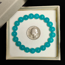 Ice Amazonite Beads Bracelet 9mm