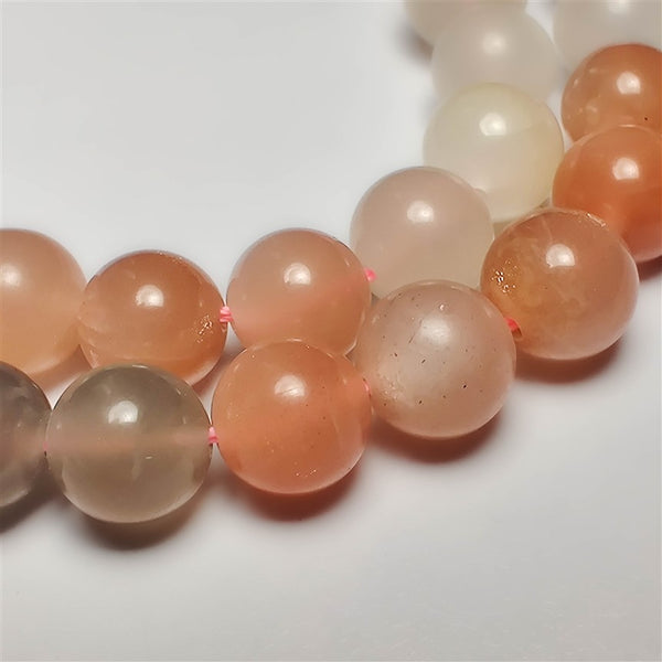 Round Mix Moonstone Beads Line 8mm