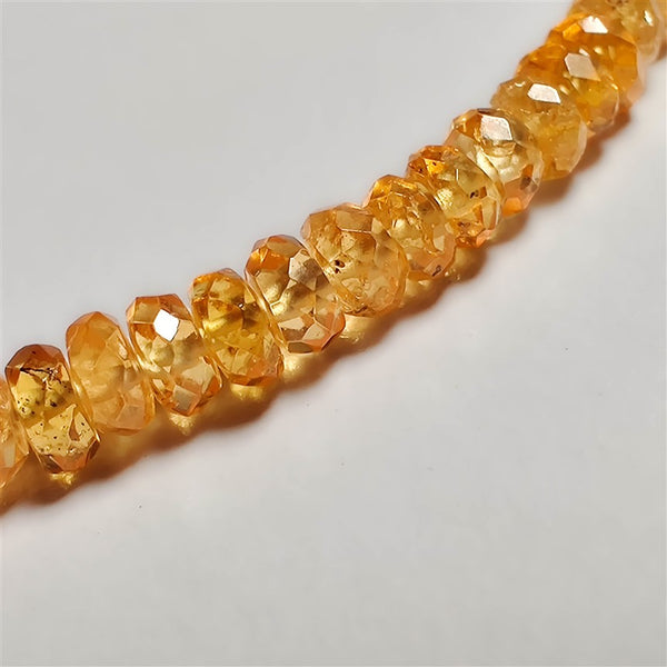 Mandarin Spessartite Garnet Beads Line 3mm