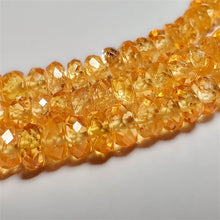 Mandarin Spessartite Garnet Beads Line 3mm