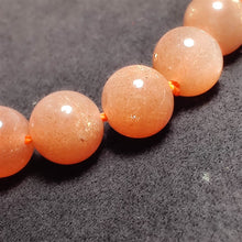 Peach Moonstone Beads Line 8mm