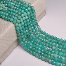 Faceted Peruvian Amazonite Beads Line 3mm