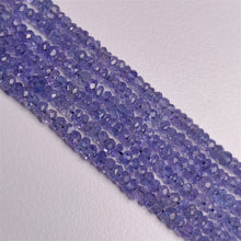 Faceted Tanzanite Beads Line 2mm