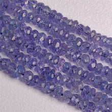 Faceted Tanzanite Beads Line 2mm