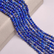 Faceted Lapis Lazuli Beads Line 2mm