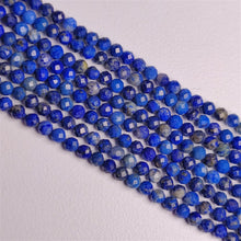 Faceted Lapis Lazuli Beads Line 2mm