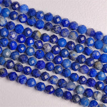 Faceted Lapis Lazuli Beads Line 2mm