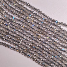 Faceted Labradorite Beads Line 2mm