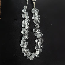 Himalayan Quartz Tear Drop Beads Line 7-9mm