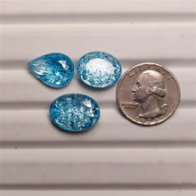 Reverse Intaglio Carved Sky Blue Topaz Lot