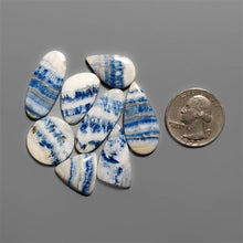 Blue Scheelite Cabochons Lot