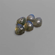 Handcarved Labradorite Leaves Lot