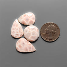 Indonesian Natrolite Aka Pink Larimar Cabochons Lot