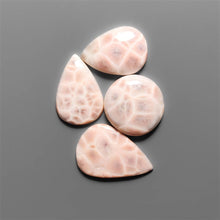 Indonesian Natrolite Aka Pink Larimar Cabochons Lot 