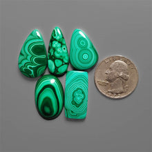 Malachite Cabochons Lot