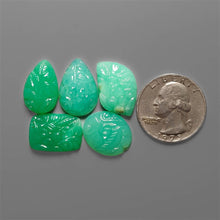 Australian Chrysoprase Mughal Carving Lot