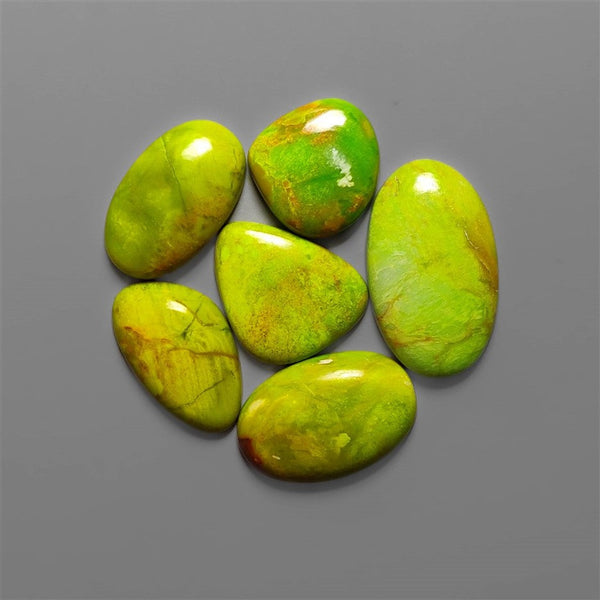 Rare Gaspeites Cabochons Lot