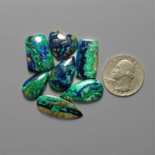 Morenci Azurite Malachite Cabochons Lot