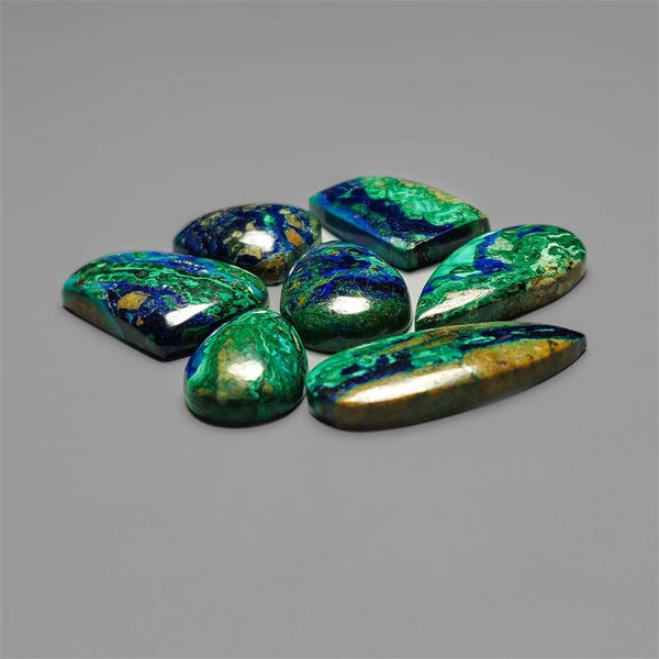 Morenci Azurite Malachite Cabochons Lot