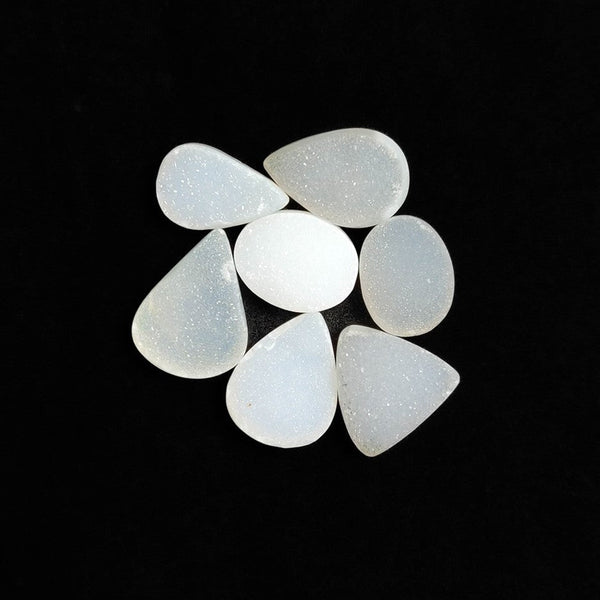 Pearl Shine Chalcedony Druzy Lot