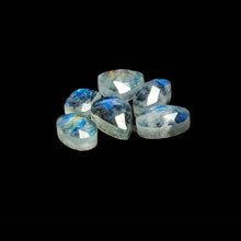 Rose Cut Crystal And Rainbow Moonstone Doublets Lot