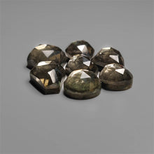 Rose Cut Crystal & Pyrite Doublets Lot