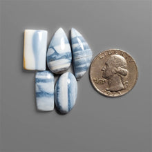 Owhyee Blue Opal Cabochons Lot