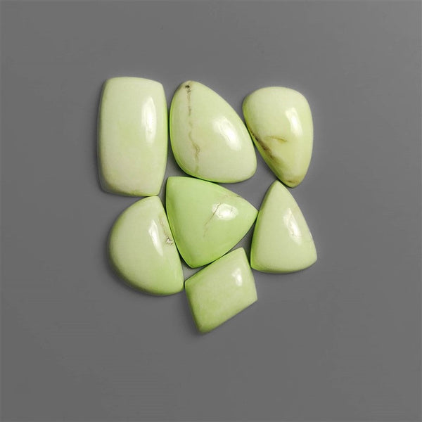 Citron Chrysoprase Cabochons Lot