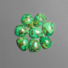 Rose Cut Mohave Green Turquoise Lot