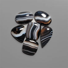 Tuxedo Agate Cabochons Lot