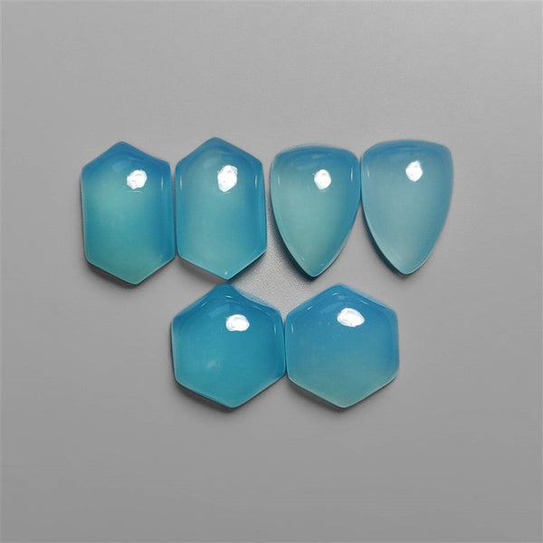 Paraiba Chalcedony Cabochons Lot