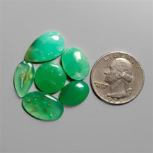 Gemmy Australian Chrysoprase Cabochons Lot