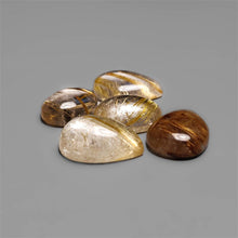 Golden Rutilated Quartz Cabochons Lot