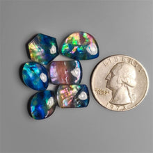 Himlayan Crystal And Dichoric Glass Cabochons Lot