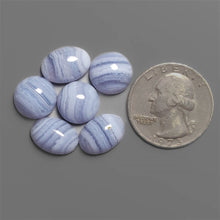 Blue Lace Agates Cabochons Lot