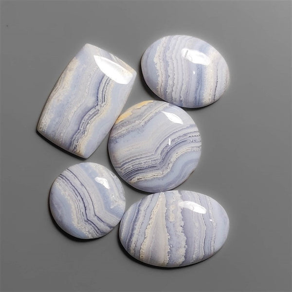 Blue Lace Agate Cabochons Lot