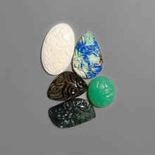 Mix Mughal Carvings Gemstones Lot