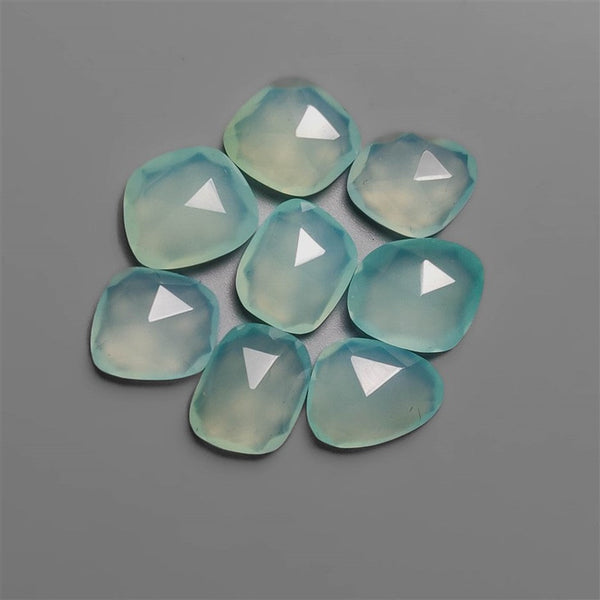 Rose Cut Aqua Chalcedony Lot